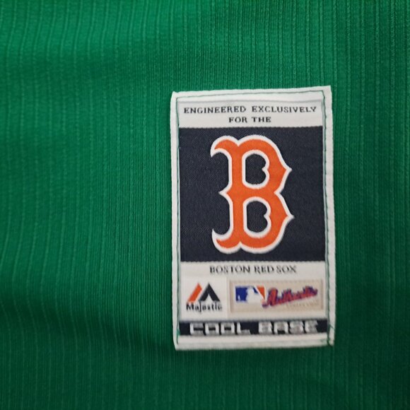 Boston Red Sox St. Patrick's Day Spring Training/BP MLB Jersey Men's 52 - Picture 5 of 6